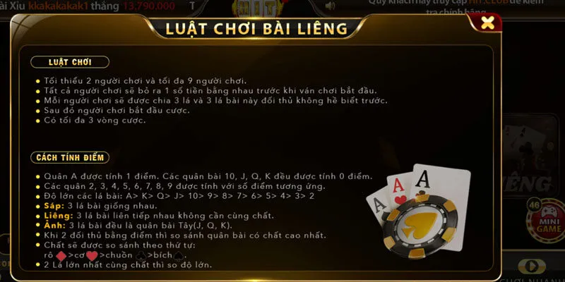 Chơi Liêng Online Hitclub Nhận Thưởng Chào Mừng 500k Những điều cần biết về luật chơi Liêng