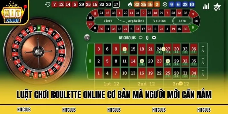 Roulette Online - Trải Nghiệm Vòng Quay May Mắn Kiểu Mới Luật chơi Roulette online cơ bản mà người mới cần nắm